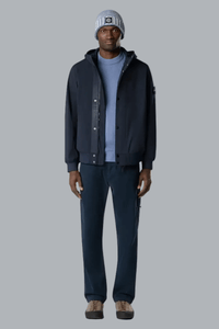 LIGHT SOFT SHELL-R e.dye TECHNOLOGY SHORT PARKA NAVY BLUE