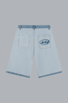 Denim Inside/Out Shorts Denim Bleach