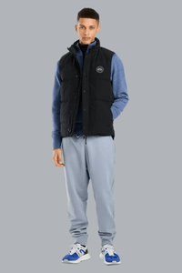 Garson herenvest Black Label zwart