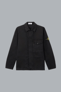 ORGANIC COTTON STRETCH BROKEN TWILL SHIRTS BLACK