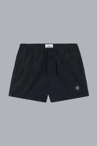 NYLON METAL IN ECONYL REGENERATED NYLON SWIM SHORTS NAVY BLUE