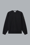ORGANIC COTTON FLEECE SWEATSHIRT BLACK