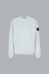 OLD' EFFECT MALFILÉ FLEECE SWEATSHIRT HEMELSBLAUW