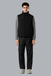 SEAMLESS TUNNEL NYLON DOWN-TC VEST BLACK