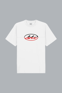 Circle Logo Cut T-shirt White