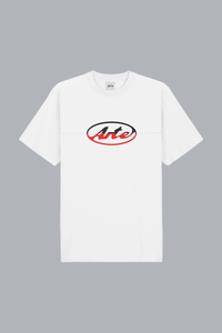 Circle Logo Cut T-shirt White