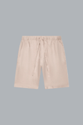 Linen Stretch Sport Shorts Light Beige