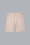 Linen Stretch Sport Shorts Light Beige
