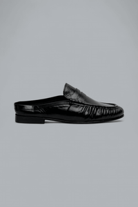 PENNY LOAFER WRINKLE MULE