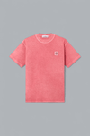 ORGANIC COTTON JERSEY 'FISSATO' EFFECT T-SHIRT