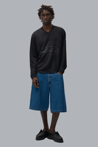 Circle Logo Longsleeve Black