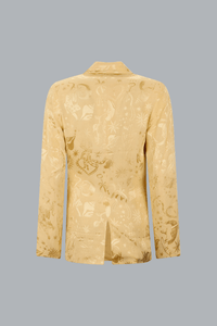 BEIGE LONG SLEEVE BLAZER