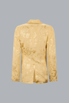 BEIGE BLAZER MET LANGE MOUWEN
