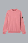OLD' EFFECT MALFILÉ FLEECE SWEATSHIRT OLEANDER