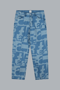 Denim Allover Pants Raw Denim