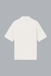 MICRO STITCH SOFT ORGANIC COTTON POLO SHIRT OFF WHITE