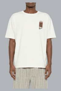 RHUDE FUMAR 91 TEE VINTAGE WHITE / BLACK / RED