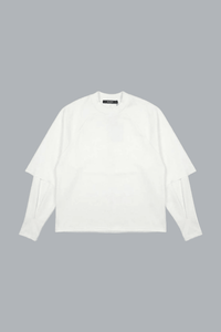 RAGLAN LAYERED LONG SLEEVE T-SHIRT