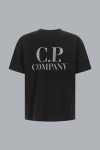 30/1 JERSEY SHORT SLEEVE LOGO T-SHIRT BLACK