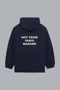SLOGAN ZIP THROUGH HOODIE