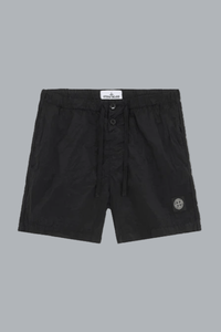 NYLON METAL IN ECONYL REGENERATED NYLON SWIM SHORTS BLACK