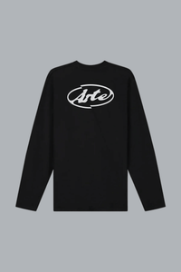 Back Circle Logo Longsleeve Black