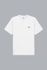 T-shirt met hartlogo, wit