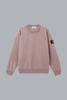 ORGANIC COTTON FLEECE SWEATSHIRT PURPLE GRAY