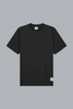 Omkeerbaar label T-shirt zwart