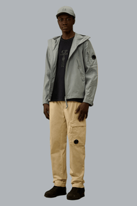 STRETCH SATEEN REGULAR CARGO PANTS