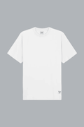 T-shirt met omkeerbaar label, wit