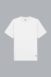 T-shirt met omkeerbaar label, wit