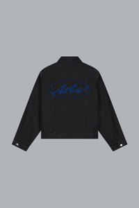 Circle Logo Jacket Denim Black