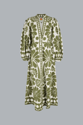 PALERMO GREEN MAXI DRESS