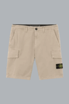 ORGANIC COTTON STRETCH BROKEN TWILL SHORTS DESERT SAND