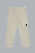 PANTS CARGO PANT IN COTTON/LINEN DOVE