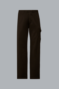 DIAGONAL RAISED FLEECE CARGO SWEATPANTS BLACK