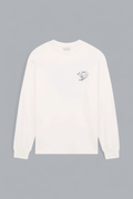 ESQUISSE SLOGAN T-SHIRT MET LANGE MOUWEN