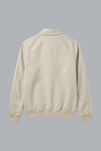 Linen Bomber Jacket
