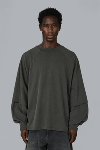 RAGLAN LAYERED LONG SLEEVE T-SHIRT