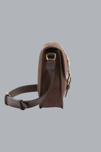 CROSS BODY BAG TESTA DI MORO/OAK BROWN