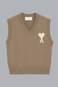 V-NECK SWEATER ADC BEIGE