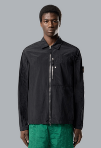NYLON METAL IN ECONYL REGENERATED NYLON SHIRTS BLACK