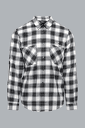 BONES FLANNEL OVERSHIRT BLACK