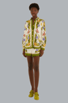TROPICAL SCARF SAND SHIRT