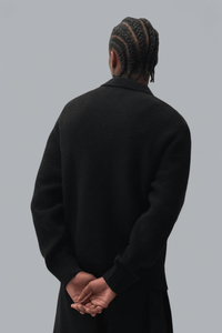 STENCIL ZIP CARDIGAN