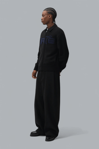 STENCIL ZIP CARDIGAN