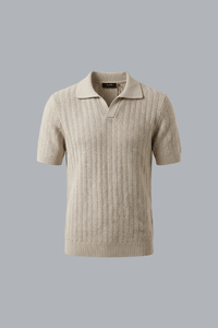 Crochet Skipper Polo Shirt