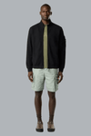COTTON FLEECE WITH SEASONAL POCKET ZIP UP SWEATER BLACK