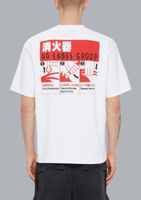 WARNING HIGH RISK T-SHIRT WHITE